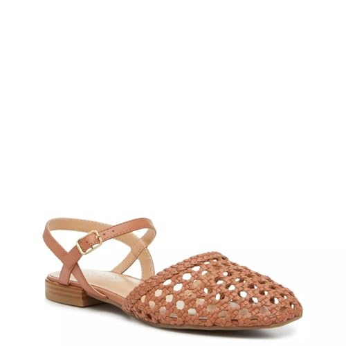 Women's Perla Flat in Tan Size 7 Medium