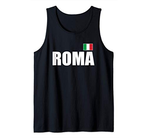 Roma Rome Italy Italia Flag Italian Camiseta sin Mangas