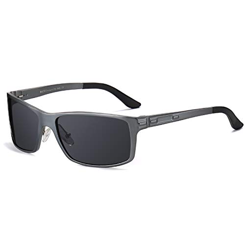 Duco Gafas De Sol Polarizadas Para Hombre, Marco De Metal, Gafas Deportivas, Ultraligeras, Gafas De Conducción, Protección Uv400, Dc9018, Gris, 65 Duco Gafas De Sol Polarizadas Para Hombre, Marco De Metal, Gafas Deportivas, Ultraligeras, Gafas De Conducción, Protección Uv400, Dc9018, Gris, 65