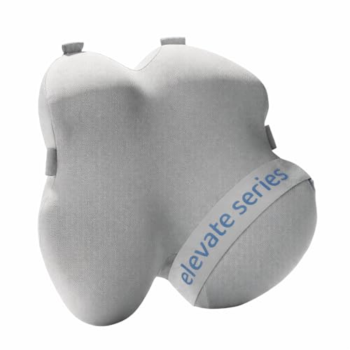 Everlasting Comfort Premium Lumbar Support Pillow for Office Chair - Elevate Series Back Cushion for Car Seat, Desk Chairs -Promotes Better Posture, Back Pain Relief - Work, Gaming & Home Essentials