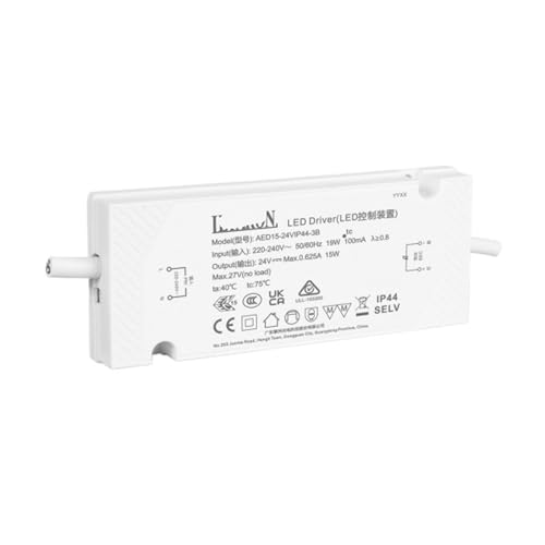 Transformateur 24v 15w étanche IP44 avec relais pour miroir LED