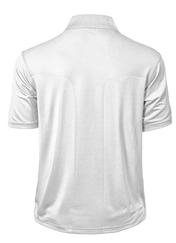 Akwa Men's Dry Wicking Golf Polo Body Mapping Mesh Design 100% Polyester Seamless Ventilation Zones2