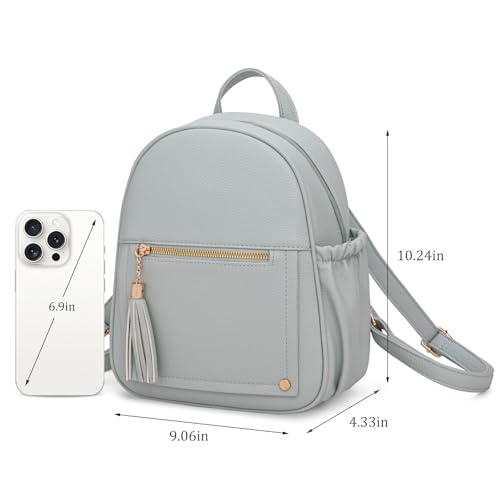 Image of Montana West Mini Backpack Purse for Women Anti Theft Backpacks with Secured Zipper and Tassel