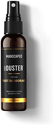 MANSCAPED® The Foot Duster™, Men's Cooling Foot Deodorant Spray, Featuring Tea Tree Oil and Our Signature MANSCAPED™ Scent