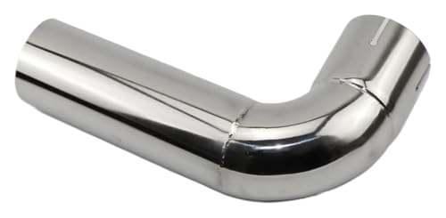 Tuyau d'échappement coude 90 inox 304 pour tube voiture 54 mm