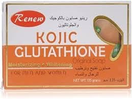 Renew philippines Kojic Glutathione Original Soap, Moisturizing & Whitening, 135 grams