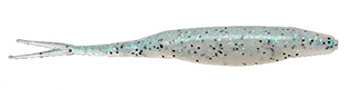 Zoom Fluke Bait-Pack of 10 (Disco Green, 4-Inch)