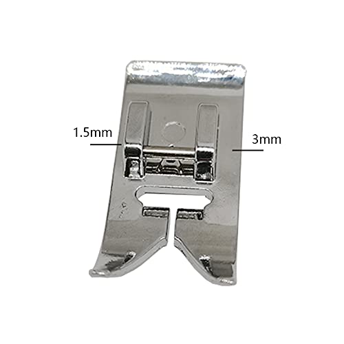 HONEYSEW 2pcs Zig Zag Presser Foot para Máquinas de Coser miniatura 2