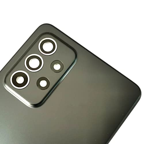 Bestdealing Galaxy A52 Back Cover Replacement A525U A52 5G A526 Back Door For Samsung Galaxy A52 2020 6.5" A525F A525U Galaxy A52 Sm-A526U Cellphone Backplates Rear Housing Repair Part (Awesome Black) #TOP7