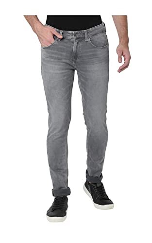 Image of Spykar Men's Slim Fit Low Rise Casual Jeans