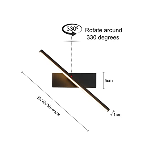 Lámpara de pared LED giratoria de aluminio premium estilo nórdico 4