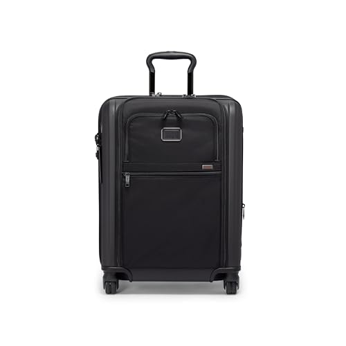 TUMI - Alpha Hybrid Continental Expandable 4 Wheeled Carry-On - Zip Expansion Suitcase for Extended Trips & Weekend Getaways - Black