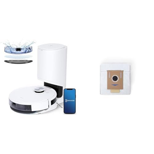 ECOVACS DEEBOT N10 Plus Robot Aspirador con Mopa 4300Pa, Estaci&oacute;n...