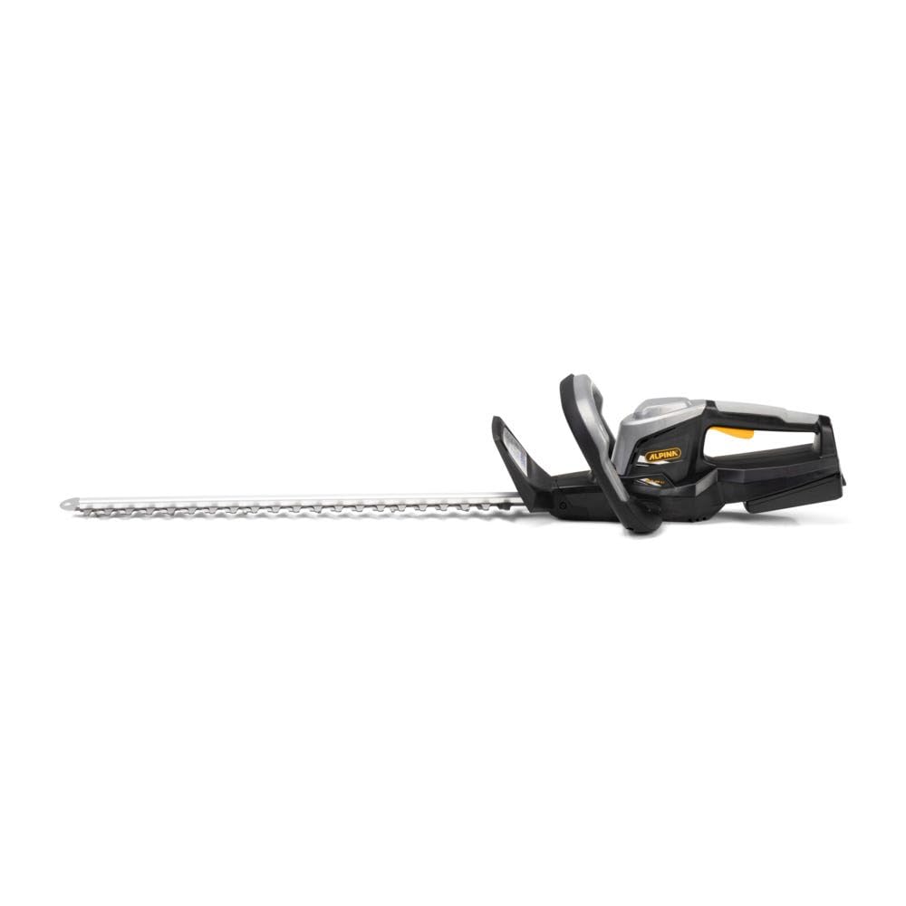 Alpina Cortasetos de batería AHT 20 Li Kit, Espacio Entre Dientes 26 mm, Cuchillas de Doble Cara de 70 cm, Batería de 20 V (2 Ah), 150 W, Mayor autonomía de Trabajo, Batería y Cargador incluidos