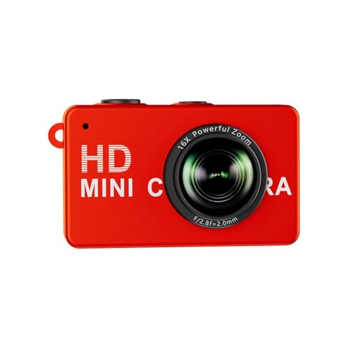 kousoer Thumb Camera 1080P Compact Vlog Recorder with 16x Zoom for Cars