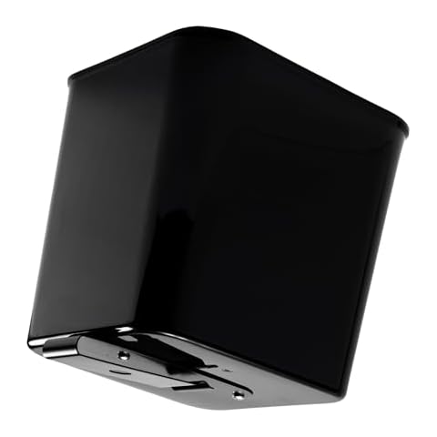 HAUSSIMPLE Car Trash Can with Floor Mat Clip Waterproof Garbage Bin for Cars - 1.4 Gallons Large Capacity Leak-Proof Automotive Organizer Black Cover