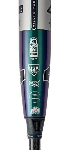 Mizuno F23-Pwr Crbn (-10) Fastpitch Softball Bat, 34 Inches/24 Oz #TOP2