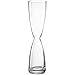 Produktbild LEONARDO HOME Diabolo Solifleurvase, 1 Stück, formschöne Vase aus Glas, handgemachte Dekoration, Solifleurvase für Einzelblüten, harmonisches Kunstwerk, Höhe 26,2 cm, transparent, 045264