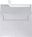A7 Invitation Envelopes (5 1/4 x 7 1/4) - Silver Metallic (250 Qty) | Perfect for Invitations, Announcements, Sending Cards, 5x7 Photos | 5380-06-250