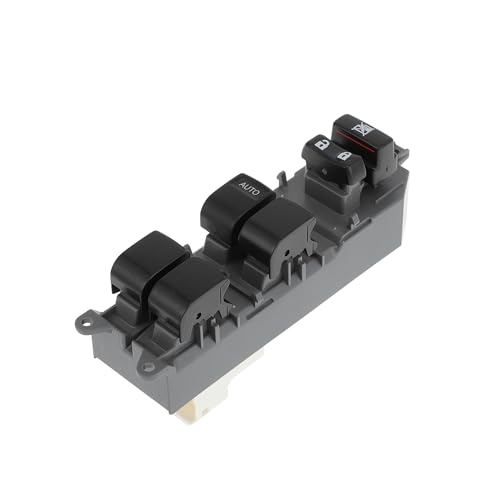 Interrupteur de vitre noir conducteur bloc de commande solide lève-vitre Toyota Yaris