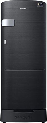 Image of Samsung 192 L 5 Star ( 2019 ) Direct Cool Single Door Refrigerator(RR20M1Z2XBS /HL, Black, Inverter Compressor)