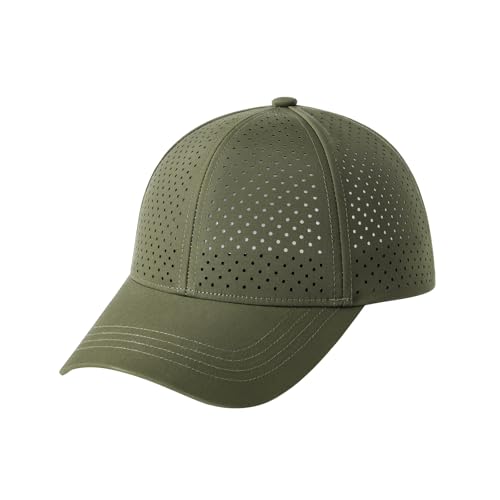 FEINION Men Summer Adjustable Performance Hat Breathable