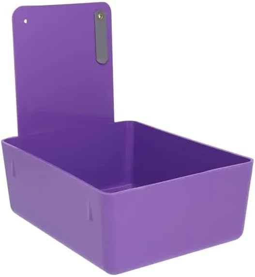 8/Pk Medical Pro Lab Pan Medium 7"x5"x2" Dental Hanging Lab Working Pan Plastic with Stainless Steel Clip (Green)