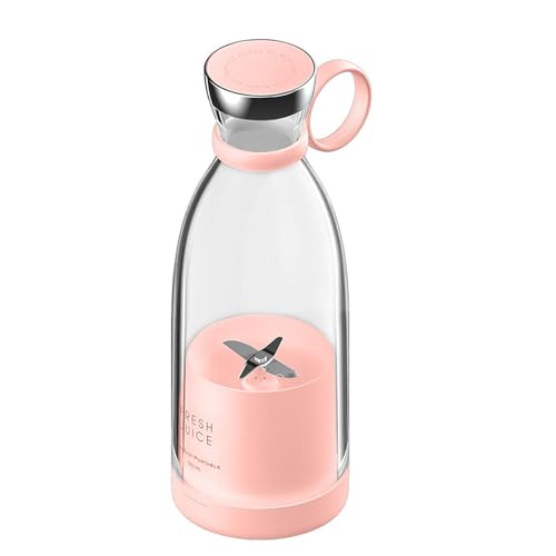 rullatore portatile, mini frullatore per succhi personali, con sei lame in 3D, frullatore, per casa, ufficio/esterni | JUCIFY