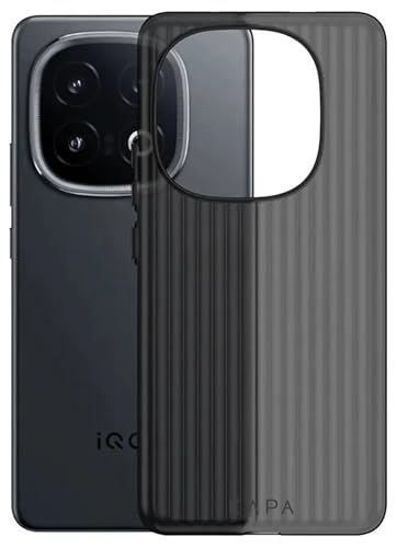 Image of Kapa Wave Frosted Grip Back Cover for Iqoo 13 5G | Ultra Slim [with Metal Buttons] Matte Finish Back Case (Grey)