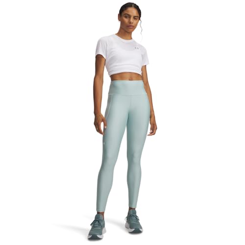 Image of Under Armour Womens HeatGear Armour High Waisted Pocketed No-Slip Leggings
