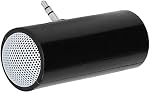 3.5 mm Jack Stéréo Mini Haut-parleur,Portable Wireless Plug in Speaker Mini Haut-parleur portable pour téléphones intelligents Tablettes Ordinateurs portables PC MP3 et MP4 (Noir)