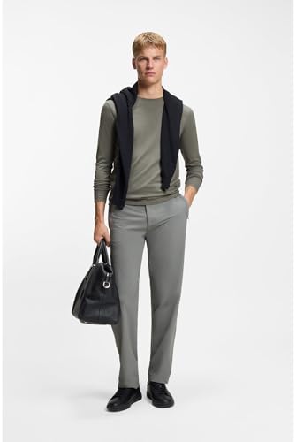 Boss Para Hombre. 50512111 Camiseta Tacks Gris Verdoso (Xxl), Casual, Verde, AlgodóN, Manga Larga - 2