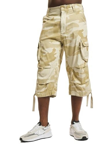 Brandit 3/4 Shorts URBAN Legend Kurze Hose Cargo Vintage Short BW Army Bermuda, Größe:XXL, Farbe:Sandstorm