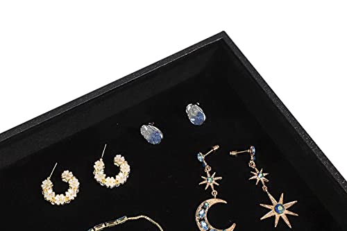 Image of Wudygirl Jewelry Tray Jewelry Organizer Bracelet Watch Storage Earrings Holder Organizer Showcase Stackable Tray for Drawers