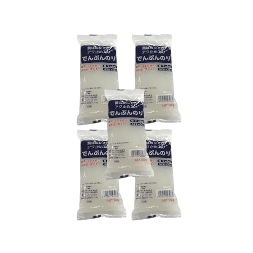 でんぷんのり 300g アク止め入り 黄ばみにくいタイプ 水性 半透明仕上げ 障子貼り ふすま貼り 多用途 和紙用 のり 日本製 国産 KMR (5)