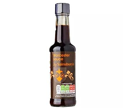 Sainsbury's Worcester Sauce 150 ml – verleiht gegrillten Lachs, Hähnchengerichten, Truthahn, Bratenrind, Chili, Nudeln und Salaten Geschmack