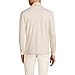 Lands' End Mens Long Sleeve Super-T Turtleneck Flax Heather Regular Small