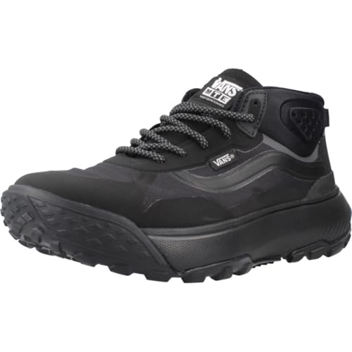 Vans Unisex U MTE Crosspath Mid Hiking Shoe, Black/Black, 13-14.5 US Men