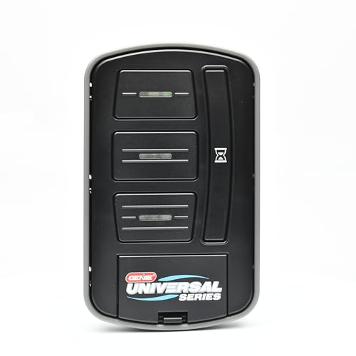 Image of Genie GUWWC-R Universal Garage Door Opener Wireless Wall Console, Compatible with LiftMaster, Chamberlain, Genie, Overhead Door, For Use up to 3 Garage Doors,Black