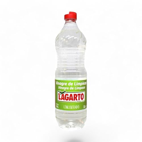 Vinagre de Limpieza Concentrado, 1L, Líquido, Pack de 15 Unidades, Uso Profesional, Limpieza de Cocinas y Baños