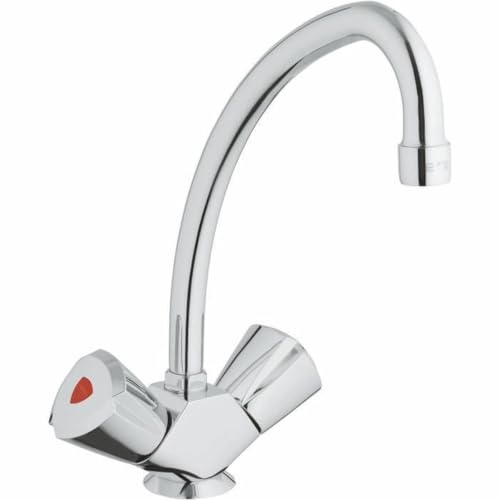Preisvergleich Produktbild Grohe Costa Trend Zweigriff Spültischbatterie 31072000, Silber