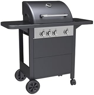 IRONSIDE GARDEN Barbacoa Gas 3 QUEMADORES + 1 Parrilla