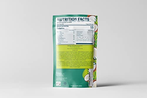 Rahim Ali Organic | Organic Coconut Sugar | 1 Lb. Bag Pack Of 1 | Natural Sweetener | Fine Grain | Sugar Alternative Sugar For Coffee Tea & Recipes Vegan Organic Non Gmo #TOP2