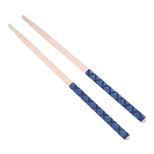 Baquetas personalizadas BESPORTBLE, 2 pares, de madera de arce, con agarre cómodo para bateristas y principiantes, incluye bolsa de almacenamiento miniatura 1