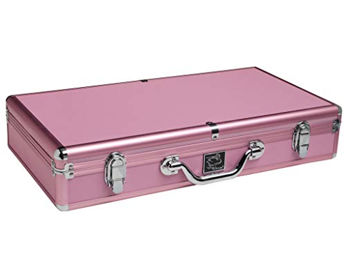 Set - Ivory Tiles - Modern Pusher Arms - Estuche Aluminio Rosa miniatura 4