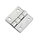 Stainless Steel Waist Hole Hinge Industrial Electrical Automation Machinery Medical Equipment Hinge 1Pcs(48x48x2mm)