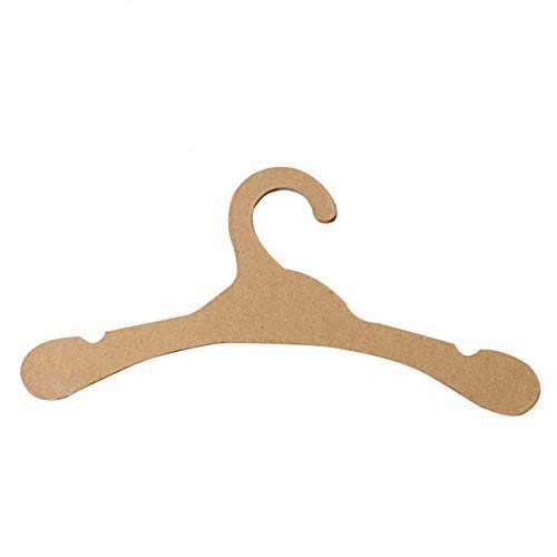 Xiluck Perchas de cartón, perchas recicladas, 50 piezas de papel de cartón, perchas recicladas ecológicas para niños pequeños (25,5 x 5,5 pulgadas) Cover