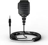 Retevis Walkie Talkie Speaker Microphone,1 Pin Shoulder Radio Microphone Compatible with Retevis RB48 RB48Plus RB48Pro(1 Pack)