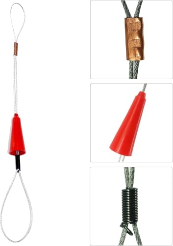 Image of Wire Puller For Electrician, Professional Wiring Spring Tool, 10 Meter Blue Wire Pulling Device For Electrical Installations, Industrial Wire Threader Set With Tightening Tools