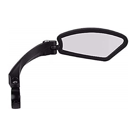Bike Mirrors ,Bike Handlebar Rear View Mirrors Stainless Steel Folding Adjustable 360° Rotatable Handlebar Bike Mirror for Mountain Road Bike Scooter (Right) Cover